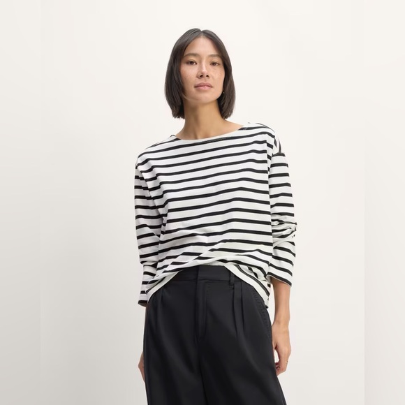 Everlane Tops - New Everlane The Mariner Tee Striped Shirt Women Size XS